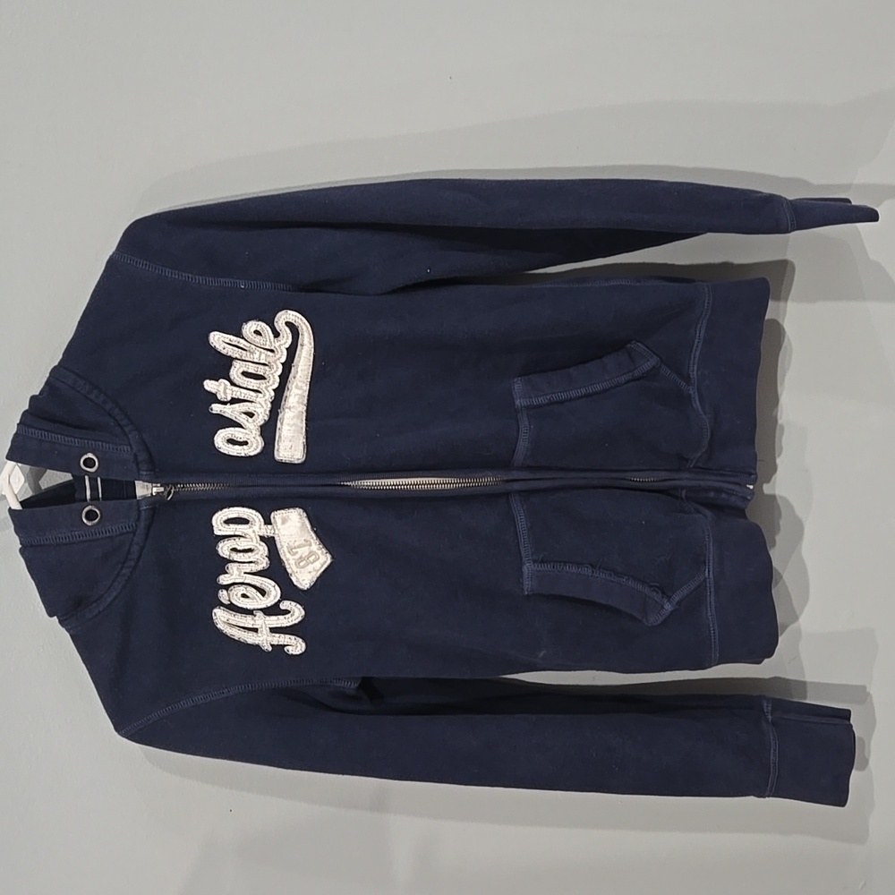SOLD! SOLD! SOLD AEROPOSTALE Womens Navy Blue Zip-Up Jacket. Size S. GENTLY USED